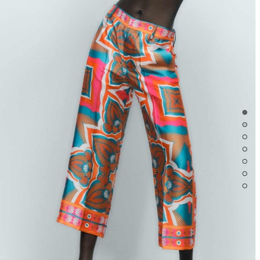 Zara Print Culottes